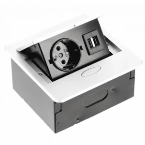 Konnektor AVA 2 x USB 1 x 230V fehér