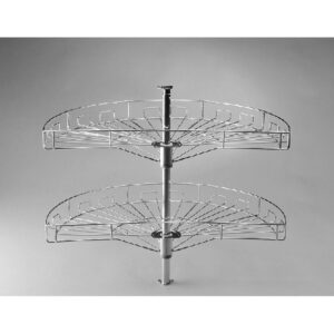 1/2 kör kosár 750mm ezüst