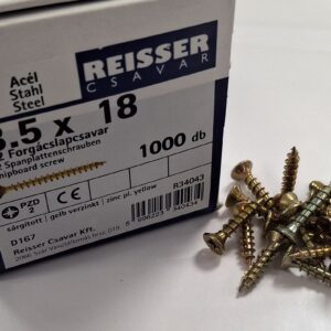 Facsavar Reisser sárgított 3,5x18 PZ
