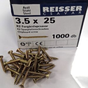 Facsavar Reisser sárgított 3,5x25 PZ