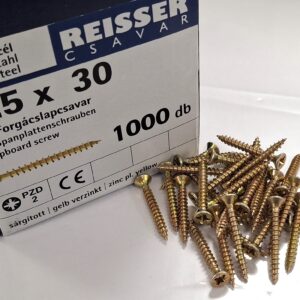 Facsavar Reisser sárgított 3,5x30 PZ