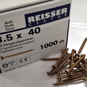 Facsavar Reisser sárgított 3,5x40 PZ