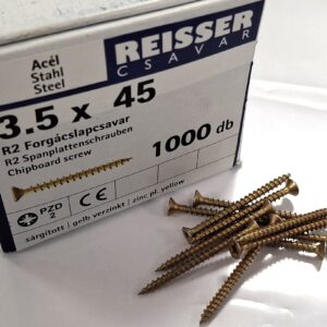 Facsavar Reisser sárgított 3,5x45 PZ