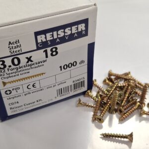 Facsavar Reisser sárgított 3x18 PZ