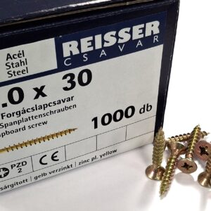 Facsavar Reisser sárgított 5x30 PZ