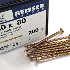 Facsavar Reisser sárgított 5x80 PZ