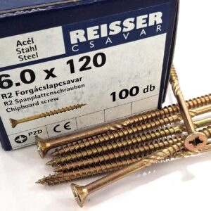 Facsavar Reisser sárgított 6x120 PZ