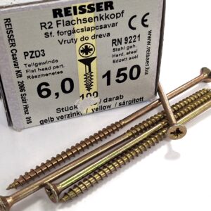 Facsavar Reisser sárgított 6x150 PZ