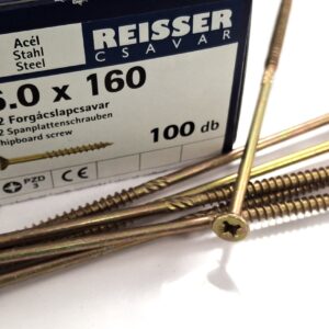 Facsavar Reisser sárgított 6x160 PZ