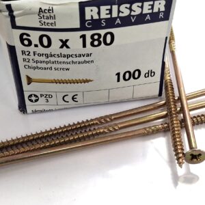 Facsavar Reisser sárgított 6x180 PZ