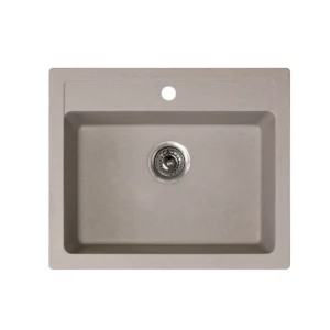 Mosogató Quadro60 600x500mm bézs