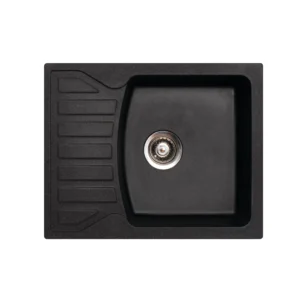 Mosogató Quadro M 620x500mm fekete