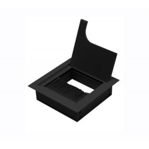 Kábelkivezető 80x80 mm fekete