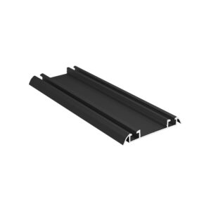 Tolóajtó ProA alsó sín fekete 4m