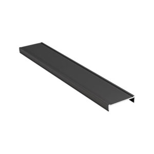 Tolóajtó ProA alsó sín takaró 4m FEKETE