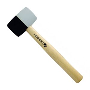 Gumikalapács fekete-fehér 450g