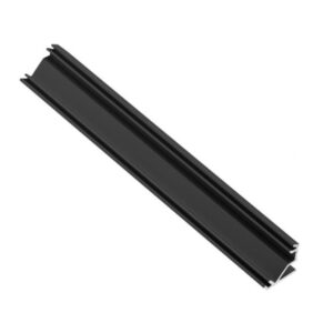 Led profil 45° sarok fekete 2m
